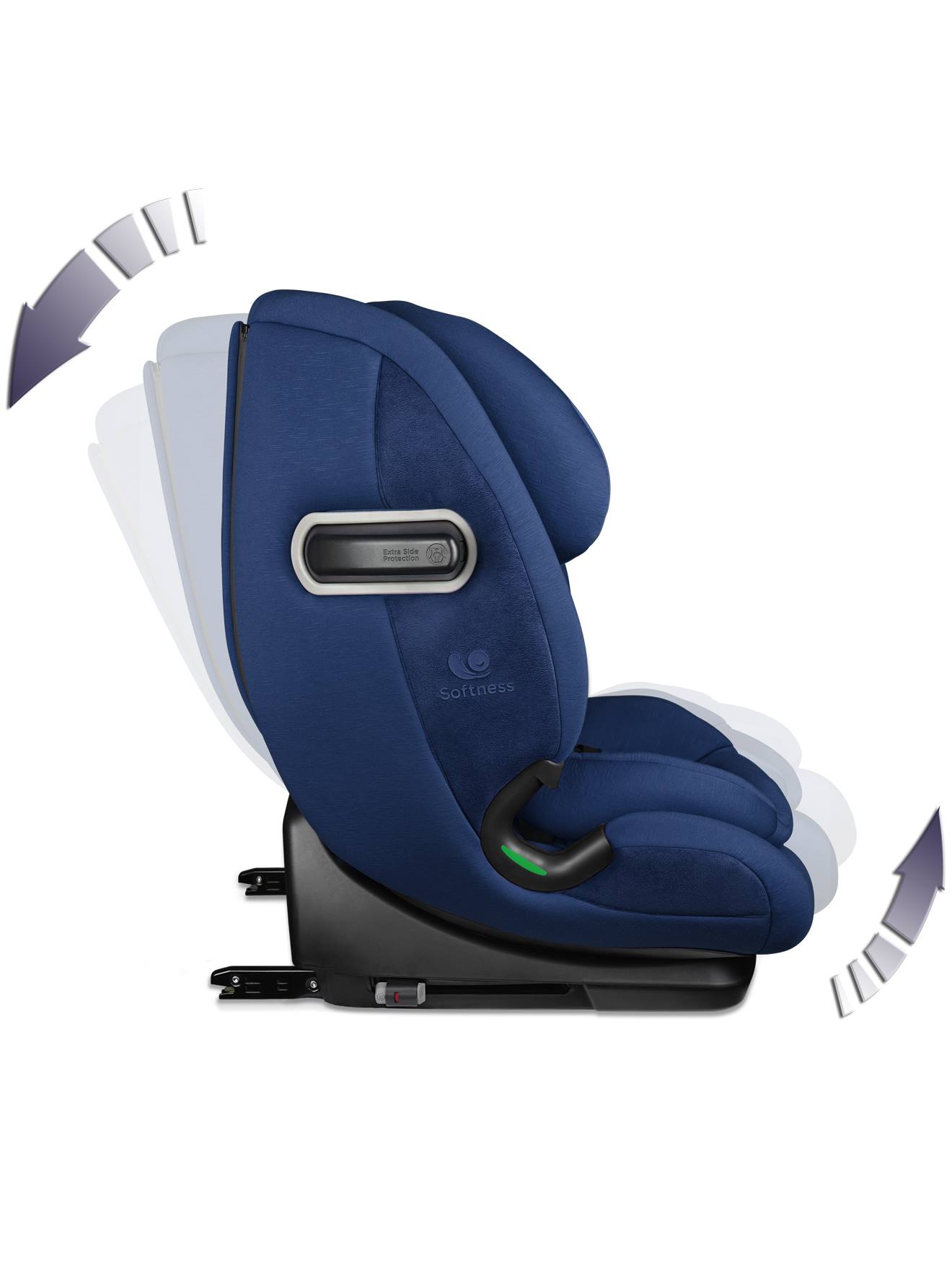 Siège Auto Isofix R129 I-size 76-150 Cm Softness® Olymp Ocean (Renolux) - Image 2