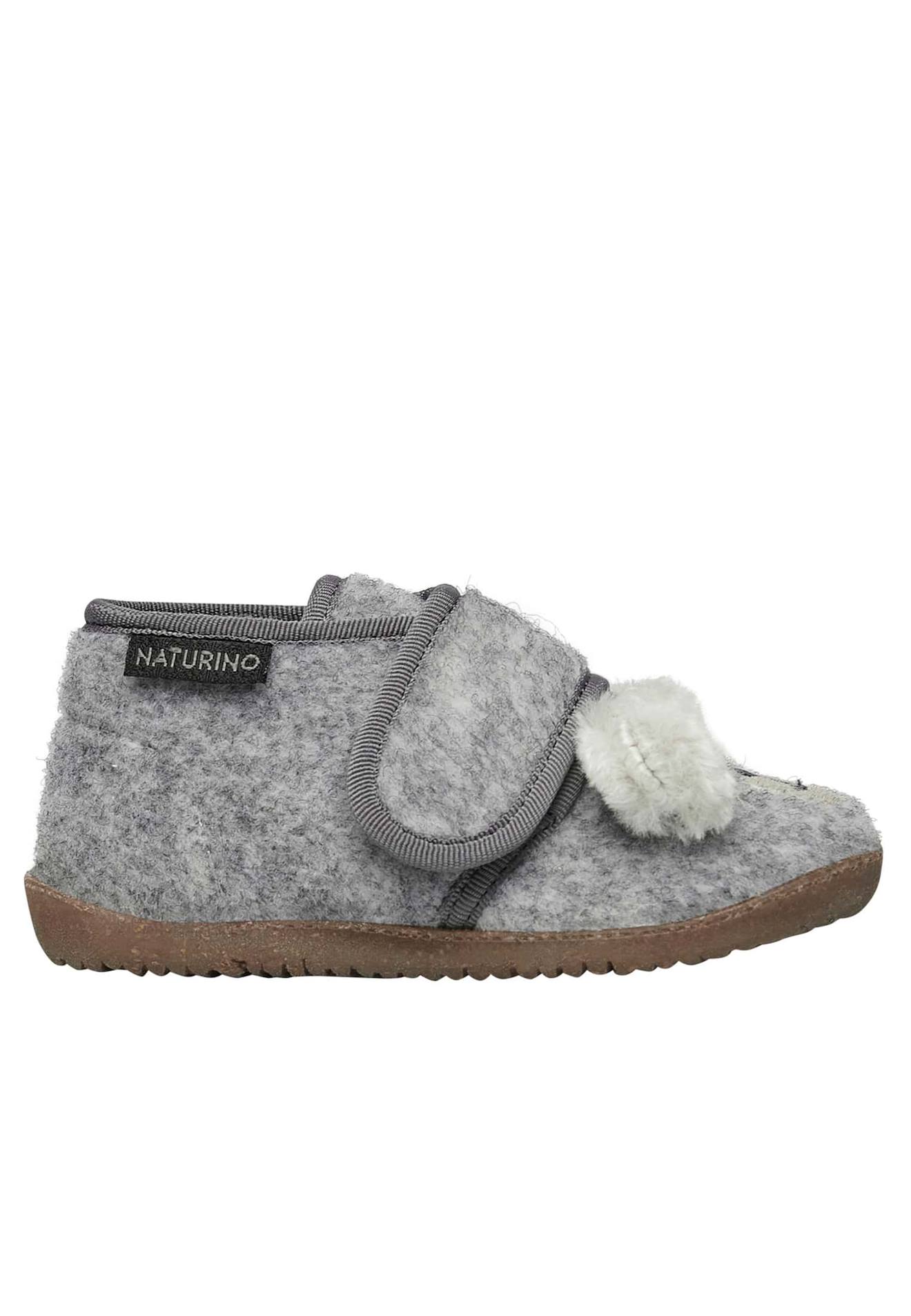 Pantoufles En Tissu Bidaim Gris-