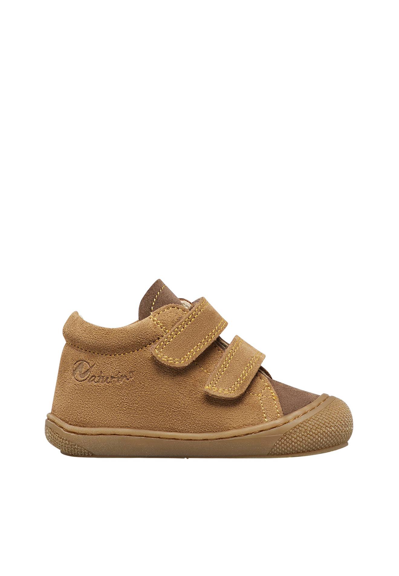 Chaussures Premiers Pas En Suède Cocoon Vl Marron Foncé-beige