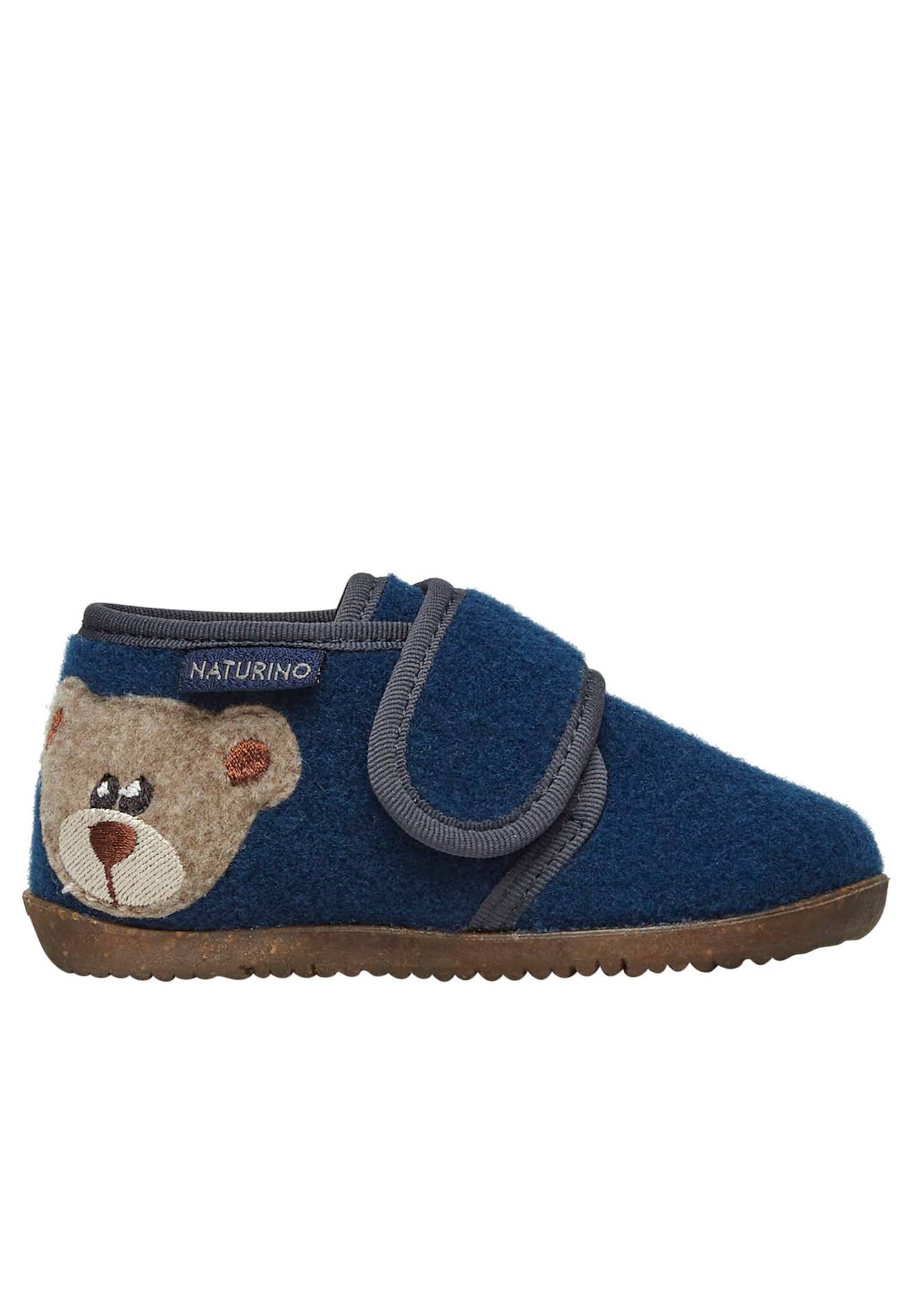 Pantoufles Souples Avec Empiècement Étoile Carillon Marine-