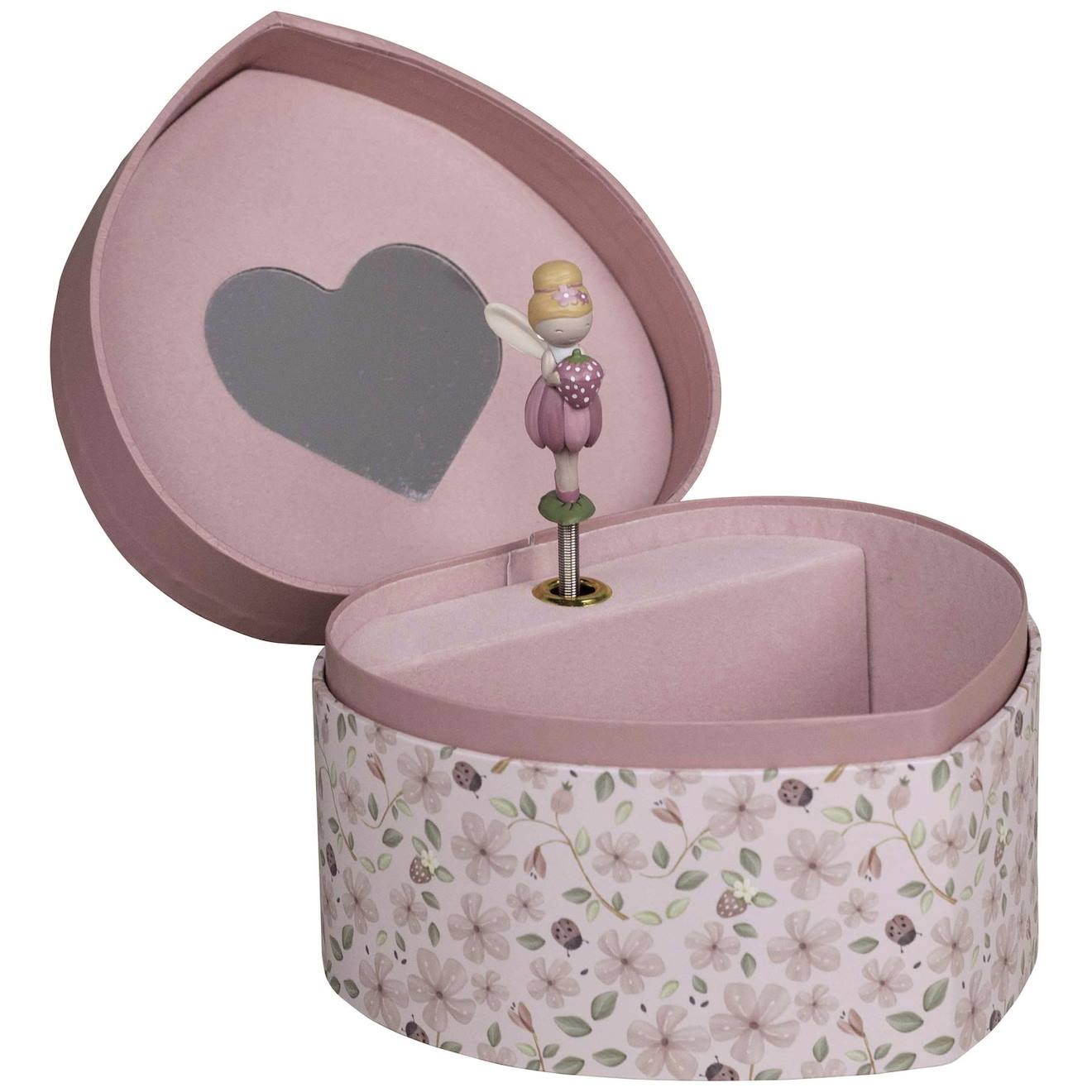 Boîte À Bijoux Musicale Rose