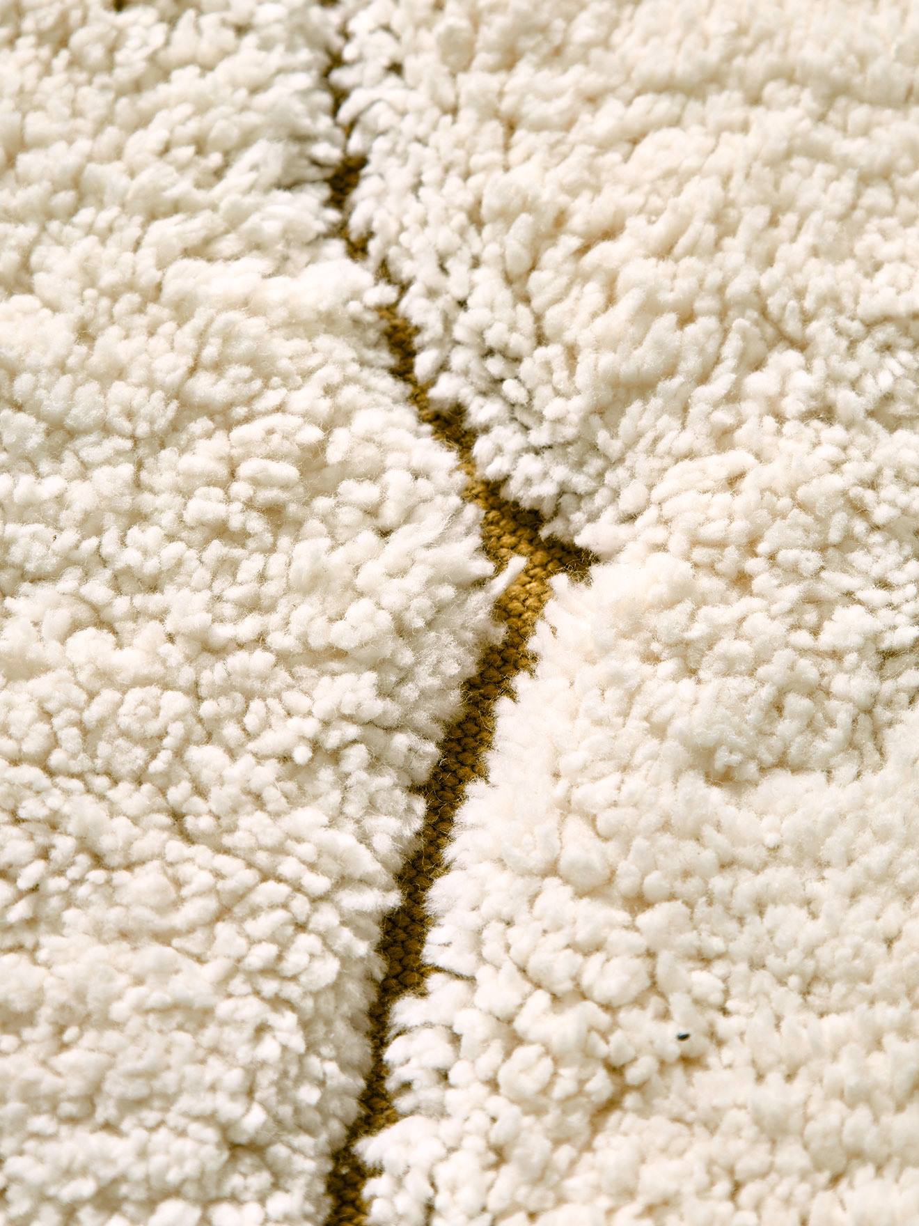 Tapis rond Nuage beige (Vertbaudet) - Image 2