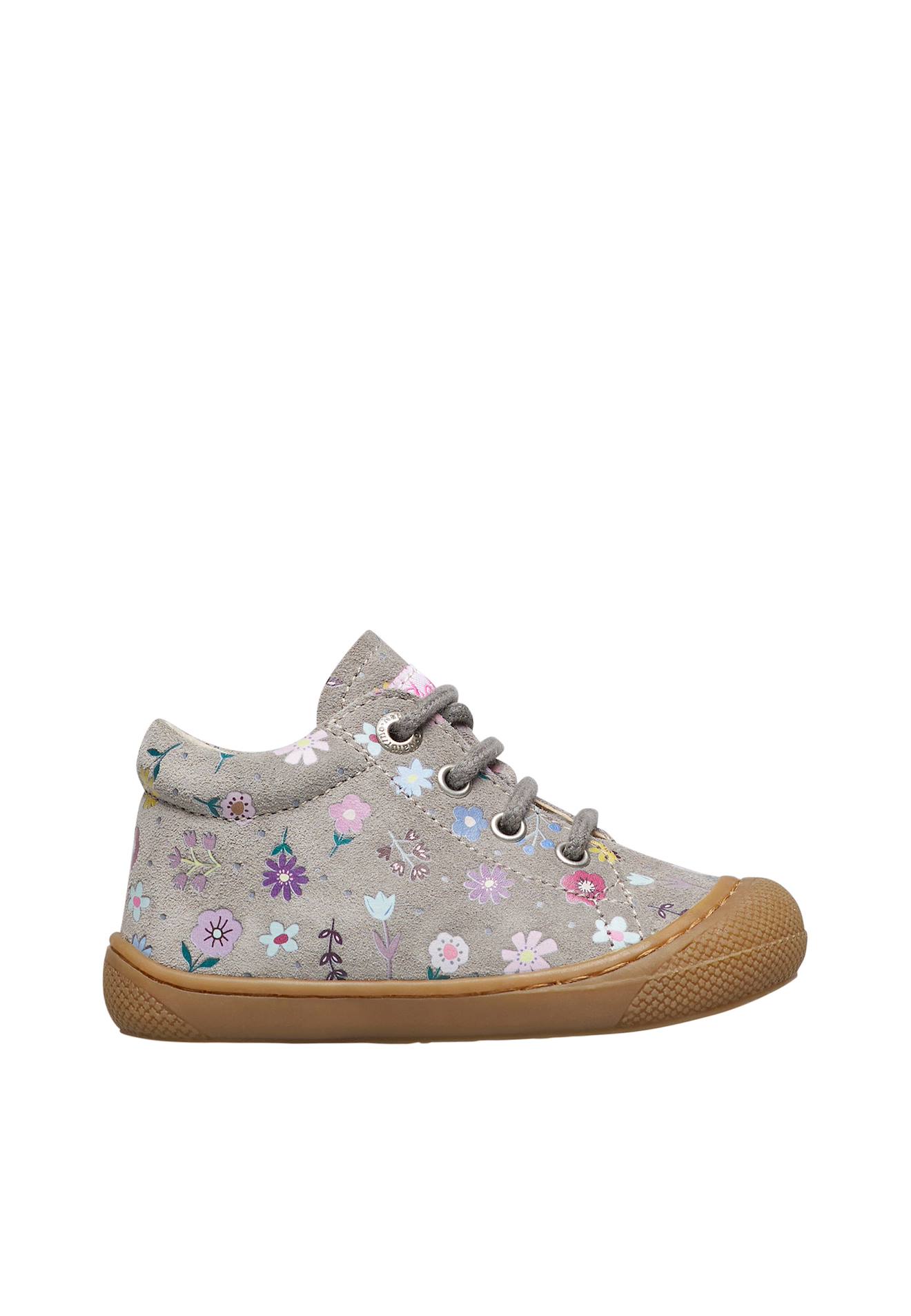 Chaussures Premiers Pas En Suède Cocoon Gris-