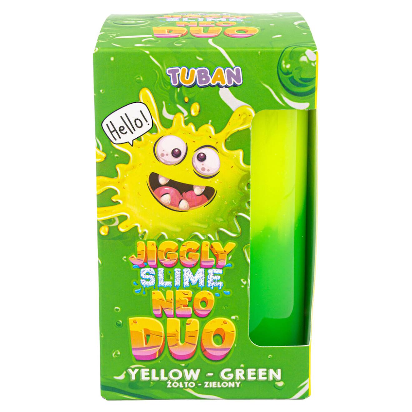 Slime Jiggly Neo Duo – Jaune Et Vert 430g Multicolor