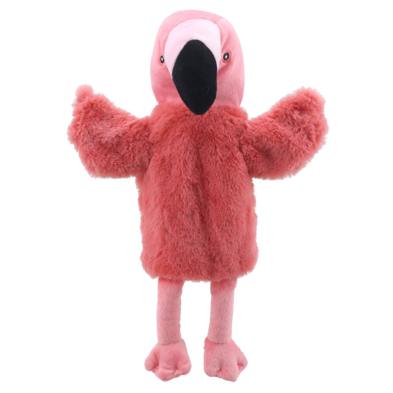 Marionnette Flamant Rose Écologique Eco Puppet Buddies – Jeu D’imagination Pour Enfants Pink
