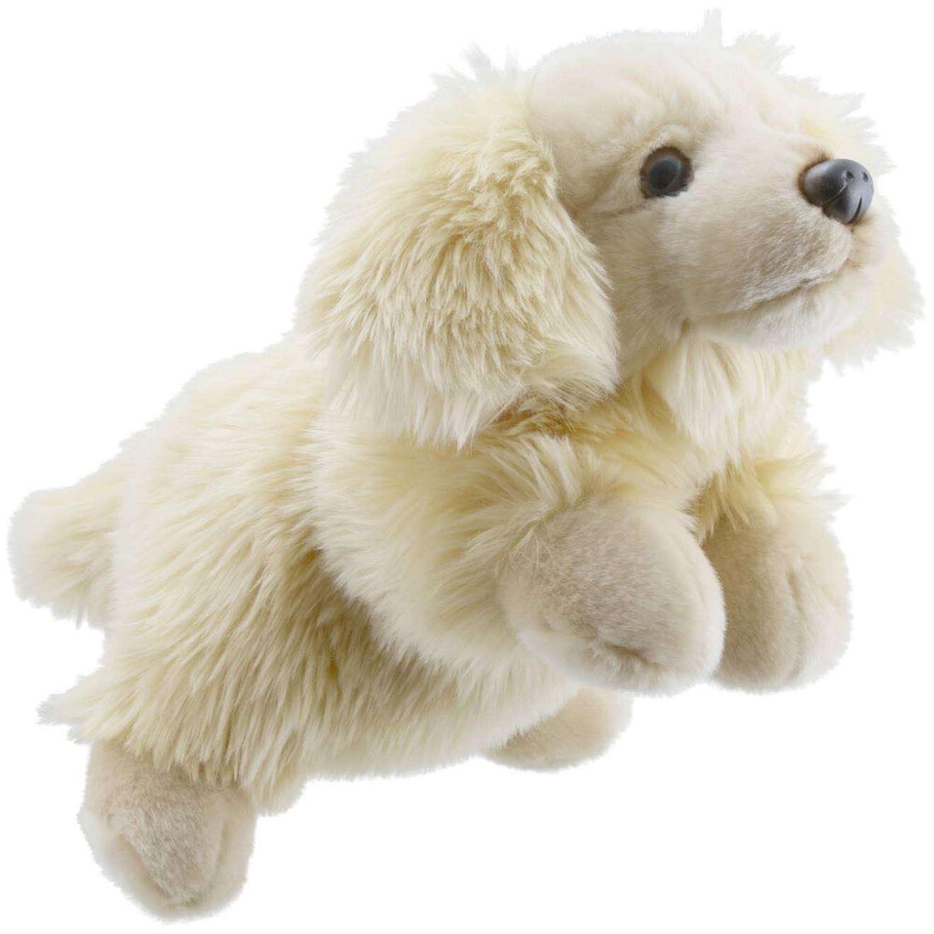 Marionnette Golden Retriever Full-bodied – Jeu D’imagination Pour Enfants White