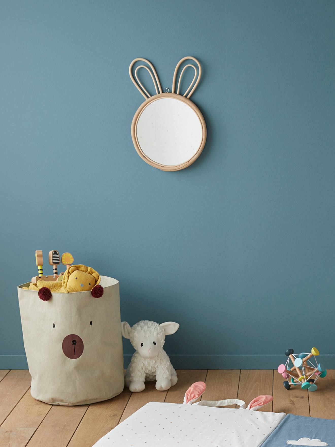 Miroir rotin Lapin rotin (Vertbaudet) - Image 2