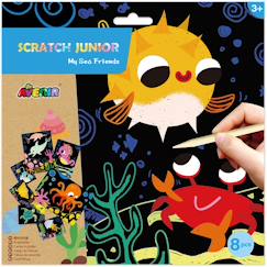 -Scratch junior - mes amis de la mer 8 pièces