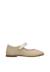 Ballerines en cuir et tissu darling Platine- 1 - vertbaudet enfant 