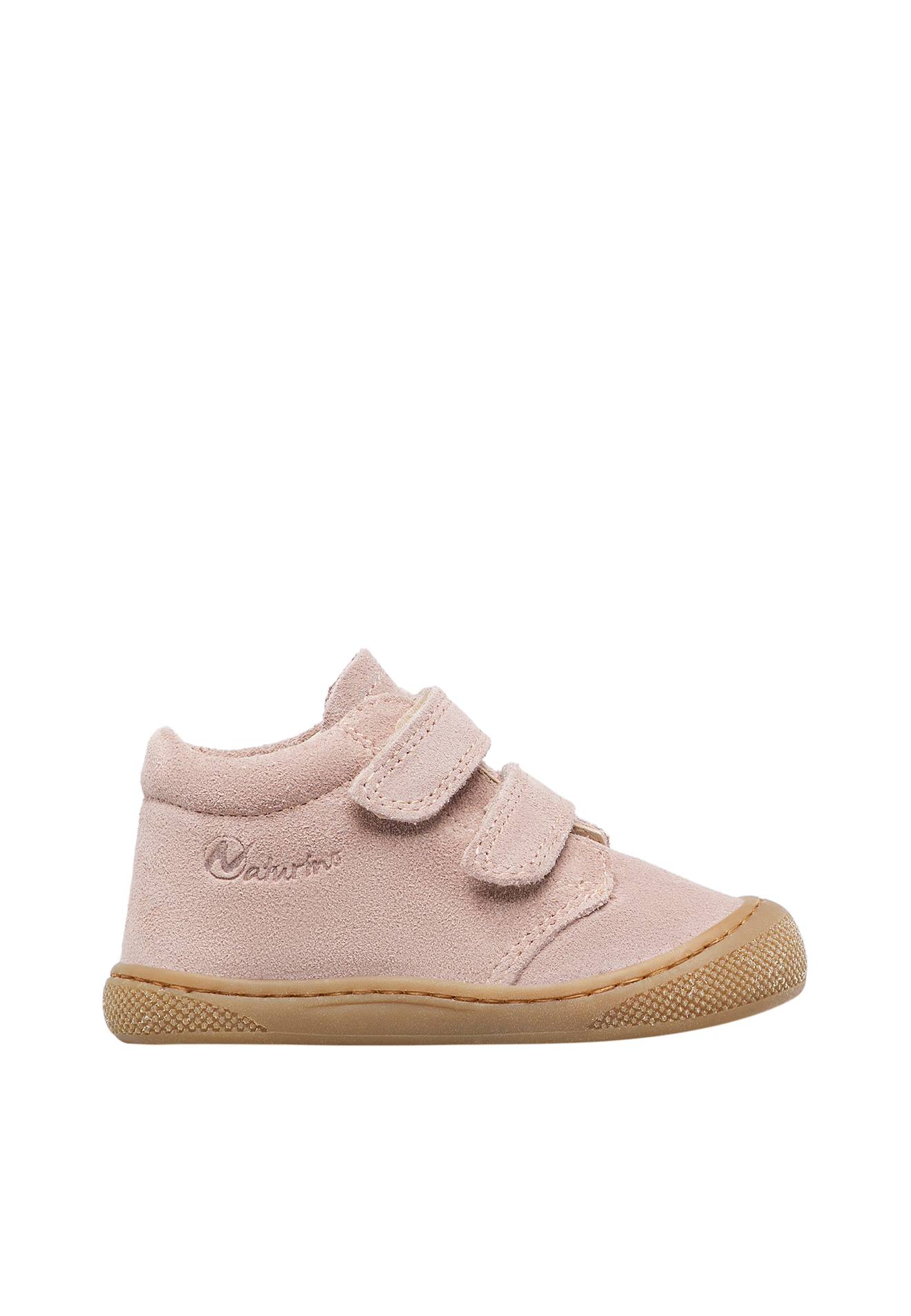 Chaussures Premiers Pas En Suède Cocoon Wide Vl Rose-