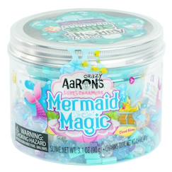Jouet-Activités artistiques et musicales-Slime nuageux Mermaid Magic avec charms sirène – Crazy Aaron’s