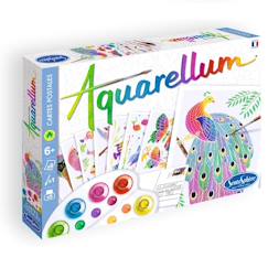 Jouet-Aquarellum cartes postales animaux