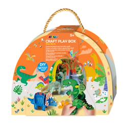 Jouet-Coffret créatif et ludique - le monde des dinosaures