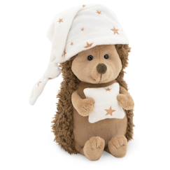 -Peluche hérisson avec bonnet de nuit - 20 cm