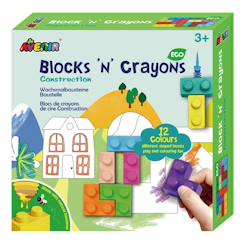 -Block'n'crayons - coffret coloriage et construction