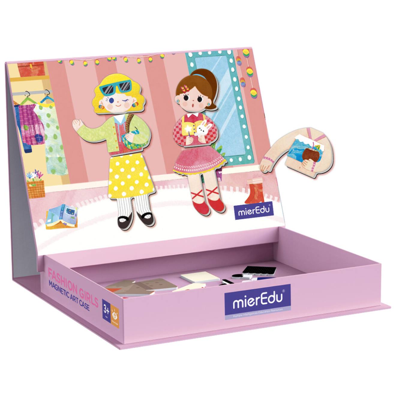 Mallette Magnétique Éducative – Jeu De Puzzle Créatif Pour Enfants Multicolor