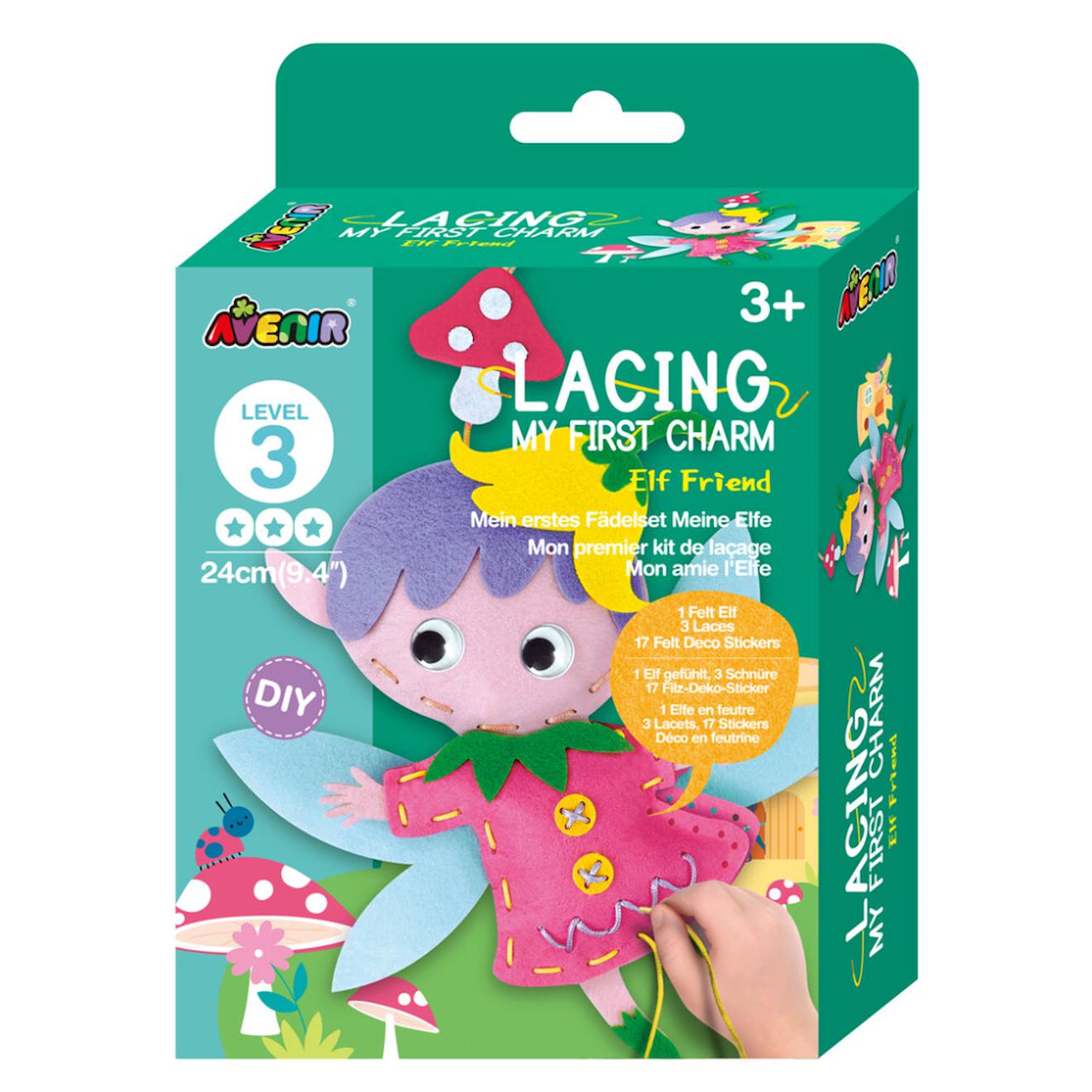 Mon Premier Pendentif - Mon Amie L'elfe - Niveau 3 Multicolor