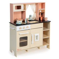 Jouet-Cuisine en bois complète – Jeu d’imitation pour enfants