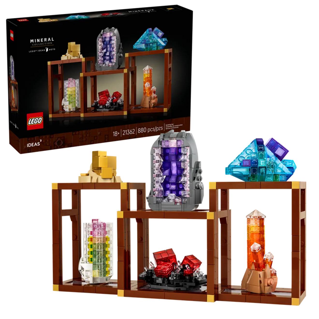 Collection De Minéraux 21362 Lego Ideas Multicolore