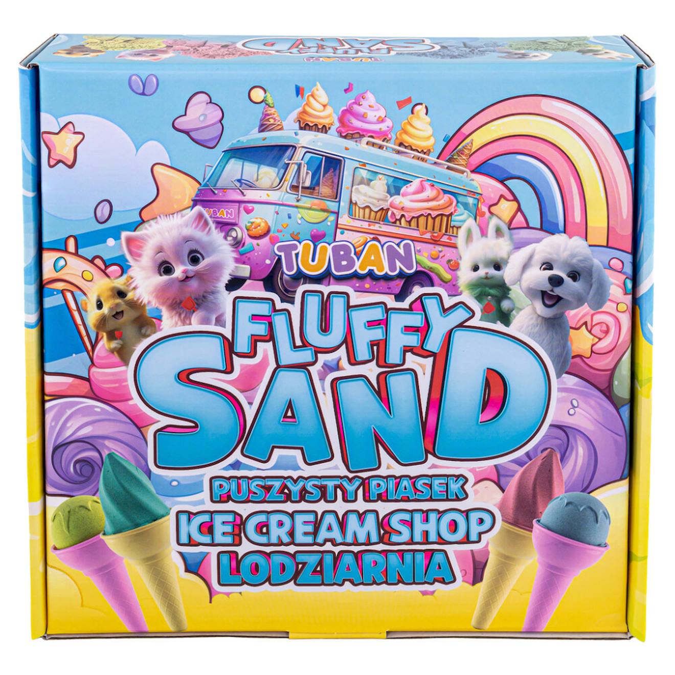 Set De Sable Fluffy - Boutique De Glaces Multicolor