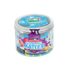 Jouet-Activités artistiques et musicales-Slime bleu Cosmic Matter avec charms de l’espace – Crazy Aaron’s Slime Charmers
