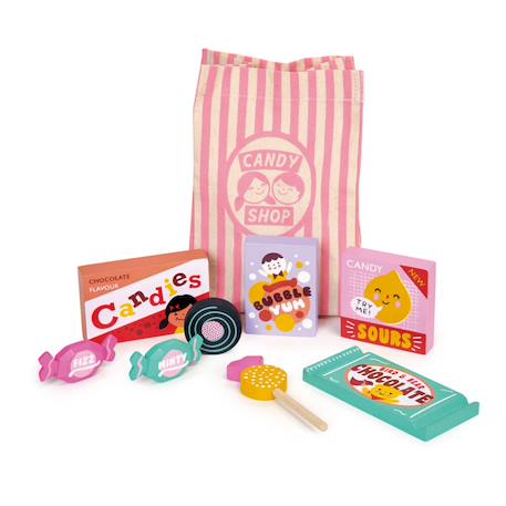 Mentari - Sac De Confiseries En Tissu – Jeu De Dînette Pour Enfants Multicolor