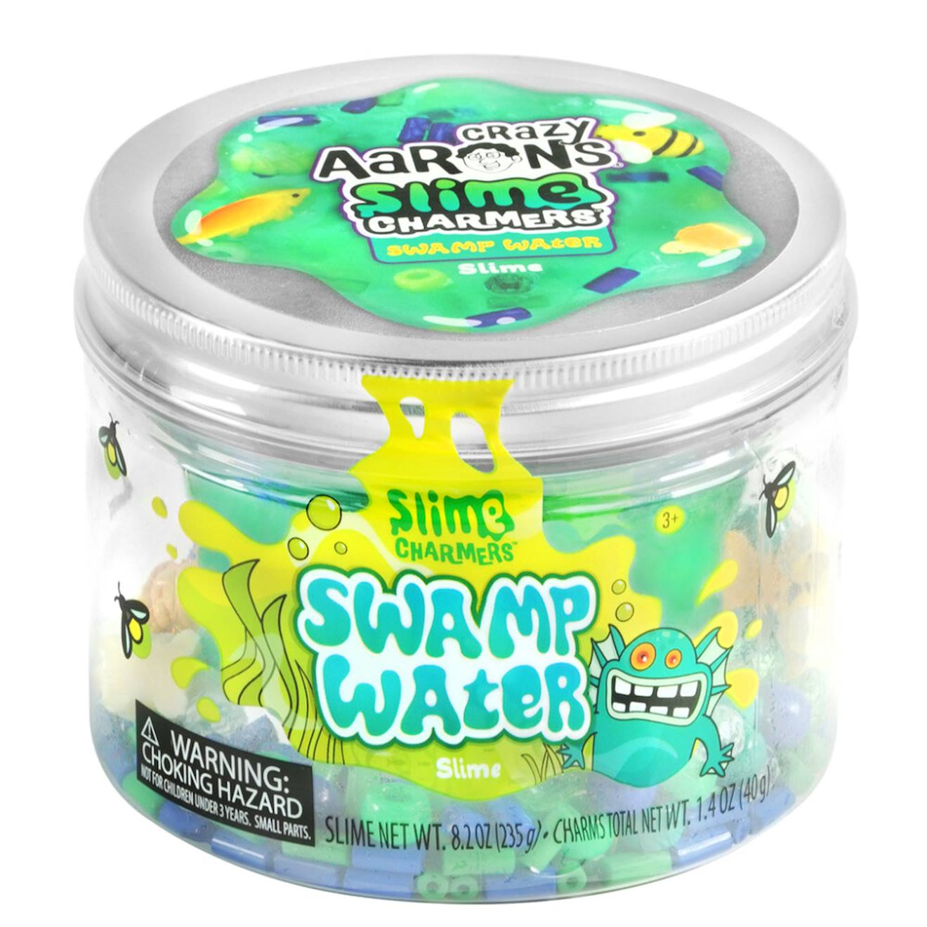 Slime Vert Foncé Swamp Water Avec Charms Marins – Crazy Aaron’s® Slime Charmers Green