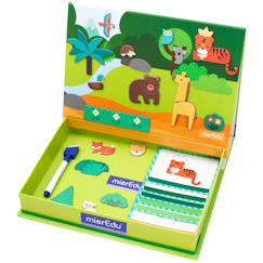 Jouet-Jeux éducatifs-Mallette magnétique éducative 53 aimants – Jeu créatif et pratique pour enfants