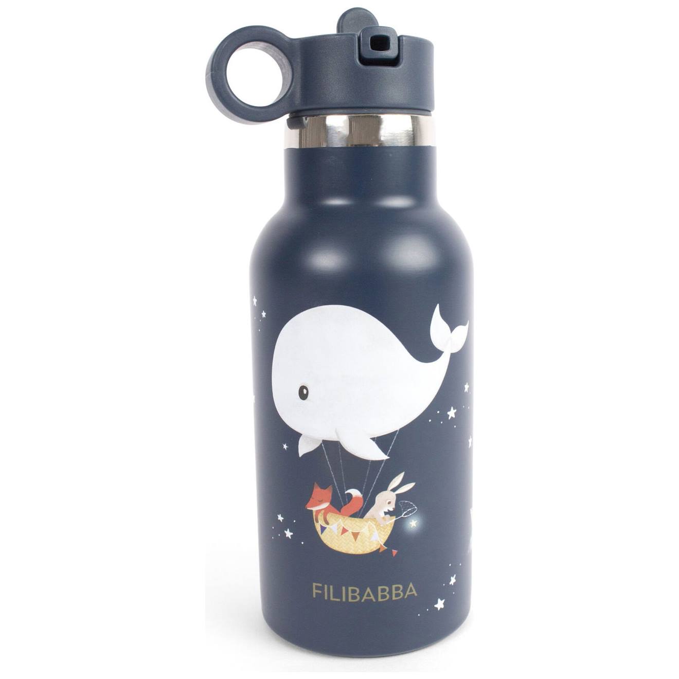 Gourde En Acier Inoxydable 350ml Bleu, Gris, Rouge