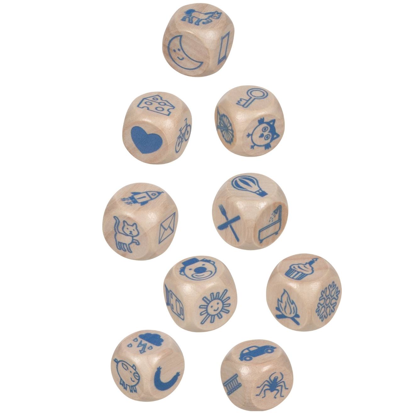 Dés à histoires blanc