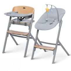 -Chaise haute 4 en 1 avec réglage de hauteur et transat