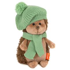 Jouet-Peluche hérisson avec béret vert 18 cm