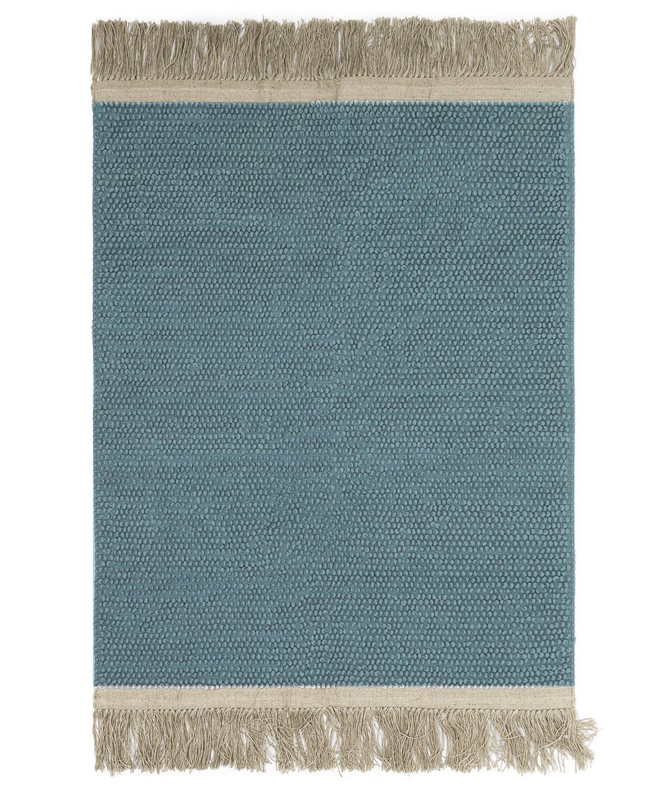 Tapis En Jute Et Laine Bubbles Vert