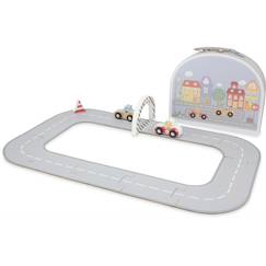Jouet-Jeux d'imagination-Véhicules, garages, circuits et trains-Valisette circuit - la course