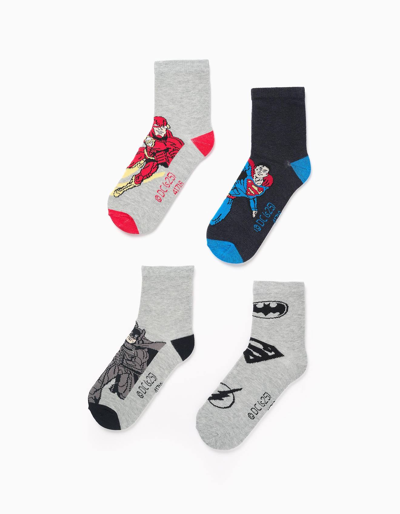 Pack De 4 Paires De Chaussettes Super-héros Batman Multicolore