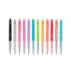Jouet-Activités artistiques et musicales-Stylos gel pailletés Oh My Glitter! – Set de 12 couleurs rétractables