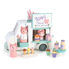 La camionette à milkshake kitty en bois  - vertbaudet enfant