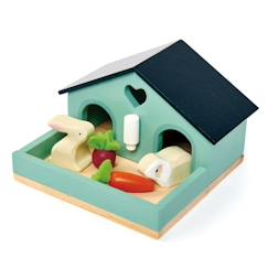 Jouet-Set animal de familier lapin pour maison de poupée