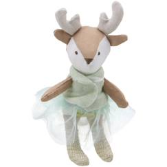 Jouet-Premier âge-Peluche cerf fille - figurines à collectionner 16 cm