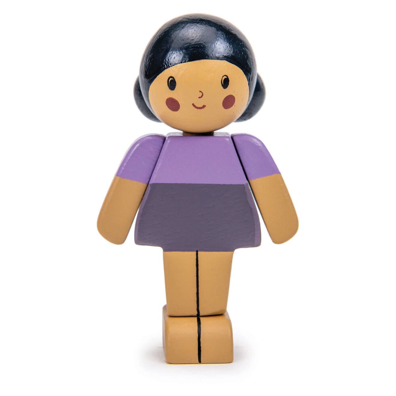 Poupée En Bois - Amande Fille Multicolor