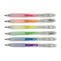 Jouet-Activités artistiques et musicales-Stylos gel néon Jelly Gloss – Set de 6 stylos déco multisurfaces