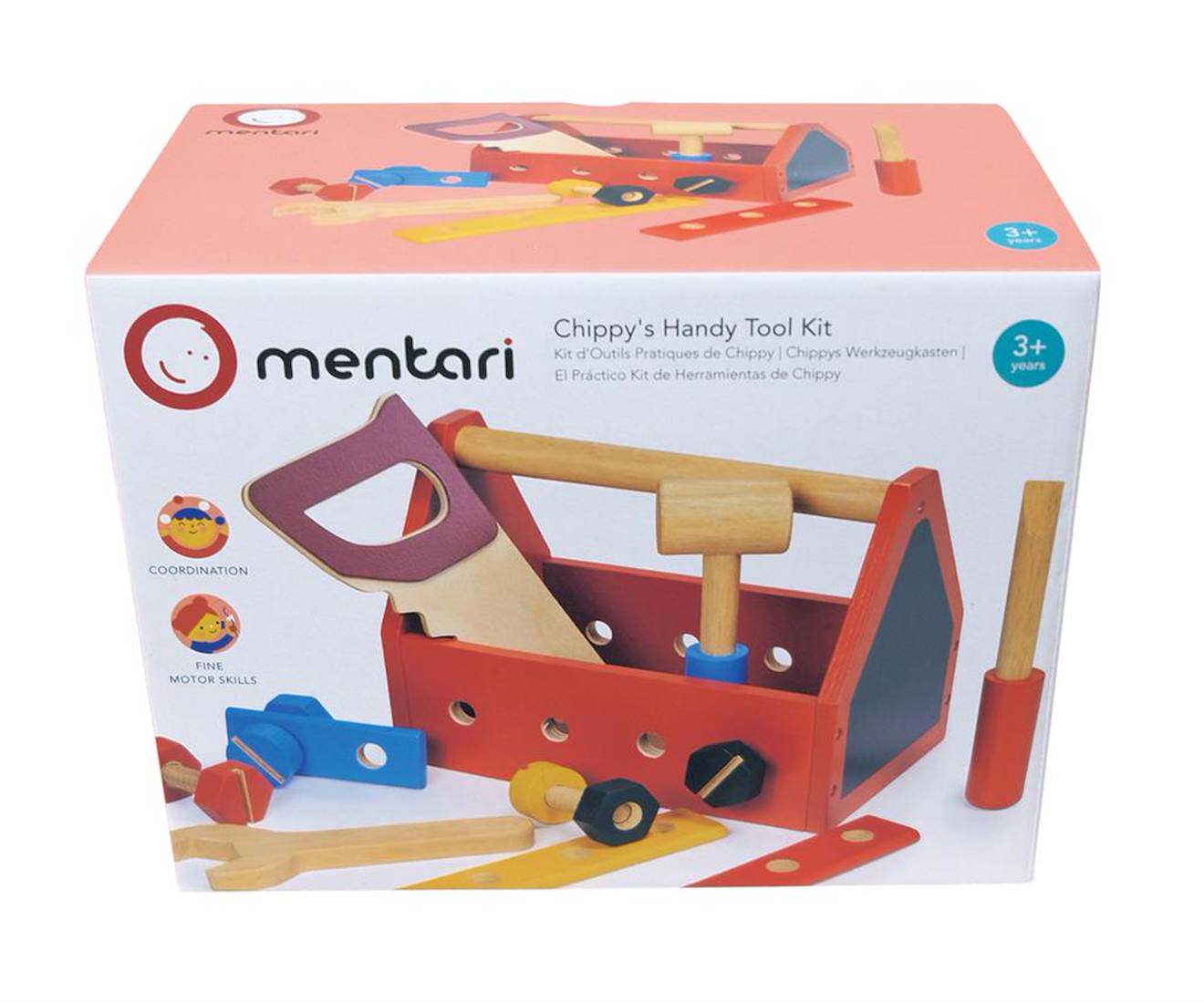 Boîte À Outils Ludique En Bois Multicolor - image 3