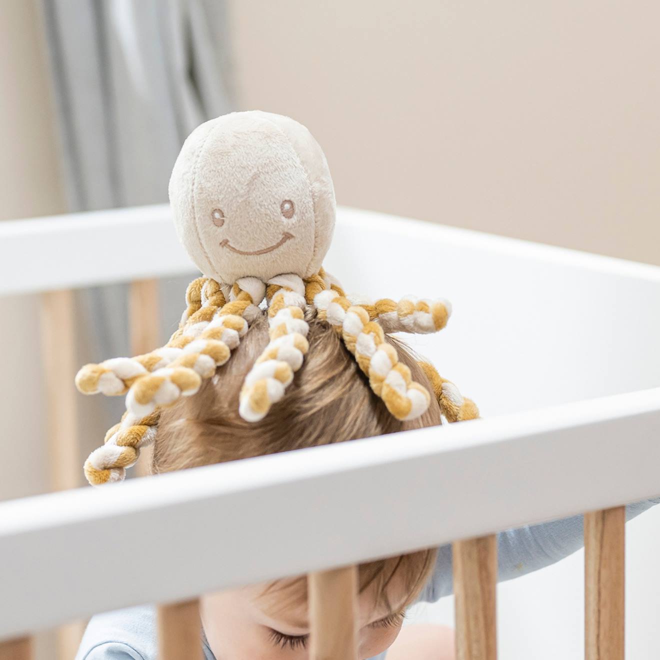 Peluche Octopus Poulpe Beige (Nattou) - Image 2