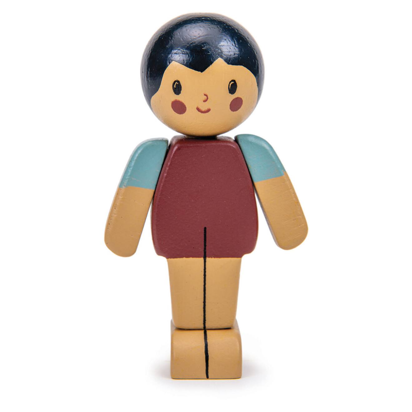 Poupée En Bois - Amande Fils Multicolor