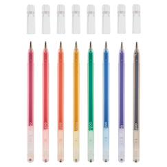 Jouet-Activités artistiques et musicales-Stylos gel pailletés Radiant Writers – Set de 8 couleurs scintillantes