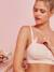 Brassière grossesse et allaitement sans coutures détail dentelle blanc+encre+Marron+Noir+nude 29 - vertbaudet enfant 