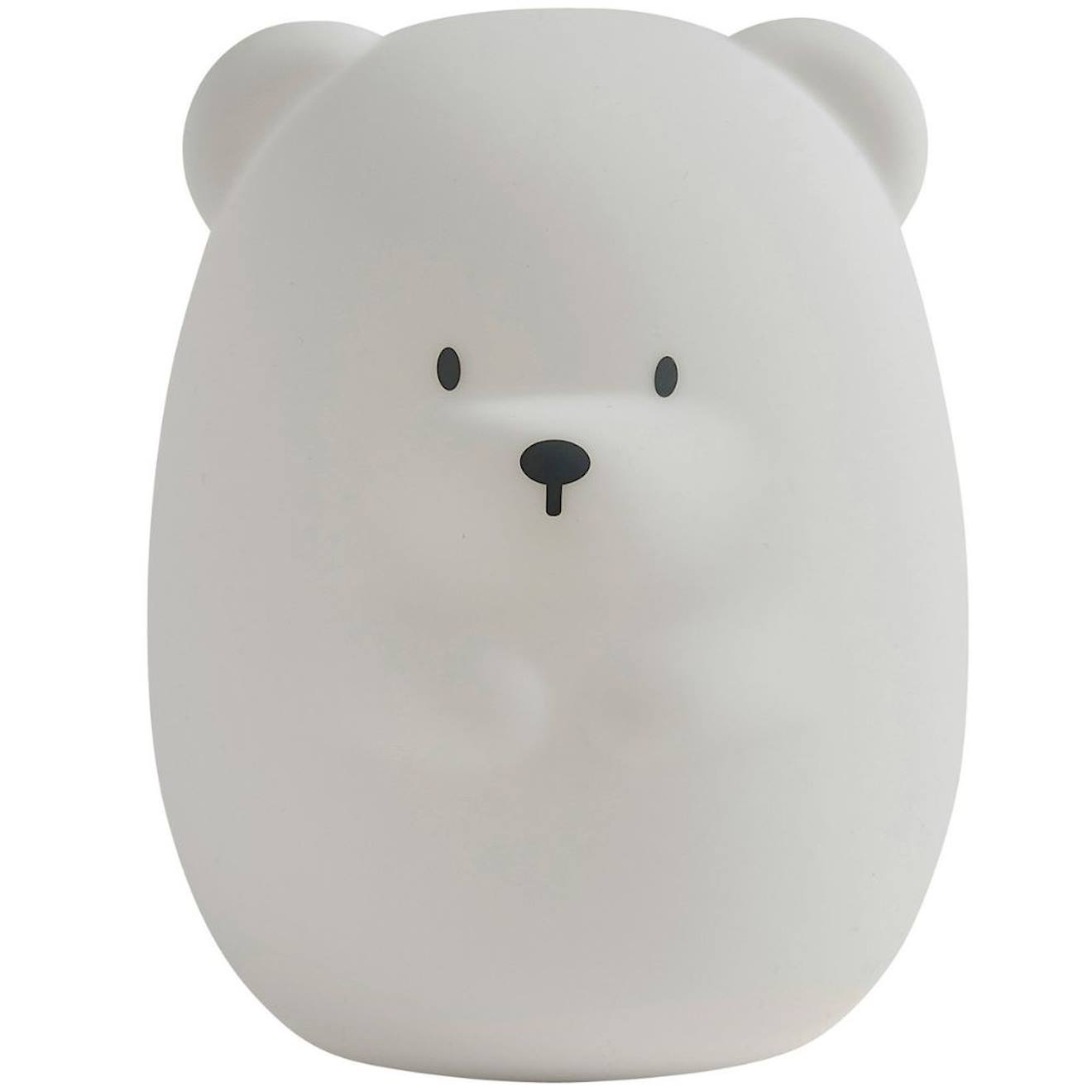 Veilleuse En Silicone Ours Caramel Blanc