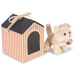 Jouet-Premier âge-Mini peluche chiot 12cm