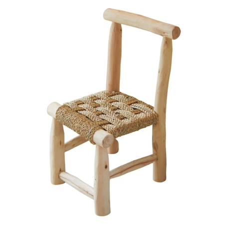 Home Maison - Chaise Enfant Bois Japandi Naturel