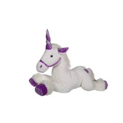 Jouet-Premier âge-Peluche - licorne violette - 80 cm